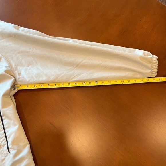 PGA Tour Jacket Mens Large Tan Vented Windbreaker Signature Collection Lined Zip - Picture 5 of 11